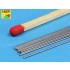 Steel Round Rods - D: 0.5mm; Length: 250mm (x12pcs) Steel Round Rods - D: 0.5mm; Length: 250mm (x12pcs)