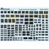 Decal for 1/24 WWII Metallic Placards & Dataplates Decal for 1/24 WWII Metallic Placards & Dataplates