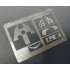 1/24 Harrier GR1 / GR3 Nickel Silver Instrument Panel for Airfix kits 1/24 Harrier GR1 / GR3 Nickel Silver Instrument Panel for Airfix kits