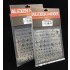 WWII German Stencil (Masking) for 1/32, 1/35 Scale Models (80x85mm) WWII German Stencil (Masking) for 1/32, 1/35 Scale Models (80x85mm)