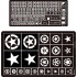 Painting Stencils for 1/35 WWII US. Vehicle Marking Painting Stencils for 1/35 WWII US. Vehicle Marking