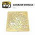 Airbrush Stencils Texture Templates Painting Mask (photo-etched sheets) Airbrush Stencils Texture Templates Painting Mask (photo-etched sheets)