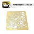 Airbrush Stencils Texture Templates Painting Mask (photo-etched sheets) Airbrush Stencils Texture Templates Painting Mask (photo-etched sheets)