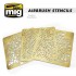 Airbrush Stencils Texture Templates Painting Mask (photo-etched sheets) Airbrush Stencils Texture Templates Painting Mask (photo-etched sheets)