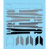 1/72 Phantom Airframe Data (Depot Stencil Type) Decal -F-4B/J Panels and Markings for Fine Molds 1/72 Phantom Airframe Data (Depot Stencil Type) Decal -F-4B/J Panels and Markings for Fine Molds