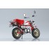 1/12 Diecast Honda Monkey Special Shasta White x Candy Alamoana Red 1/12 Diecast Honda Monkey Special Shasta White x Candy Alamoana Red