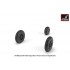 1/48 Mikoyan MiG-15bis Fagot (Late)/MiG-17 Fresco Wheels w/Weighted Tyres 1/48 Mikoyan MiG-15bis Fagot (Late)/MiG-17 Fresco Wheels w/Weighted Tyres