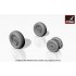 1/72 Mikoyan MiG-29A/B/UB Fulcrum Weighted Wheels (Early) 1/72 Mikoyan MiG-29A/B/UB Fulcrum Weighted Wheels (Early)