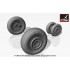 1/72 Mikoyan MiG-29A/B/UB Fulcrum Weighted Wheels (Early) 1/72 Mikoyan MiG-29A/B/UB Fulcrum Weighted Wheels (Early)