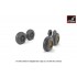 1/72 BAC TSR.2 Wheels w/Weighted Tyres Type.A 1/72 BAC TSR.2 Wheels w/Weighted Tyres Type.A