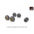 1/72 BAC TSR.2 Wheels w/Weighted Tyres Type.B 1/72 BAC TSR.2 Wheels w/Weighted Tyres Type.B
