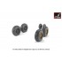 1/72 BAC TSR.2 Wheels w/Weighted Tyres Type.B 1/72 BAC TSR.2 Wheels w/Weighted Tyres Type.B