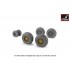 1/72 BAC TSR.2 Wheels w/Weighted Tyres Type.B 1/72 BAC TSR.2 Wheels w/Weighted Tyres Type.B