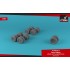 1/72 Avro Vulcan Wheels w/Weighted Tires 1/72 Avro Vulcan Wheels w/Weighted Tires
