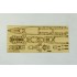 1/700 HMS Aurora 1945 Wooden Deck w/Masking Sheet & Photoetch for Flyhawk kit #1127 1/700 HMS Aurora 1945 Wooden Deck w/Masking Sheet & Photoetch for Flyhawk kit #1127