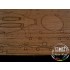 1/350 German Battleship Markgraf Wooden Deck w/PE for ICM Model kit #S.005 1/350 German Battleship Markgraf Wooden Deck w/PE for ICM Model kit #S.005