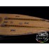 1/350 German Battleship Markgraf Wooden Deck w/PE for ICM Model kit #S.005 1/350 German Battleship Markgraf Wooden Deck w/PE for ICM Model kit #S.005