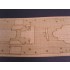 1/350 DKM Admiral Graf Spee Wooden Deck (for Trumpeter 05316) 1/350 DKM Admiral Graf Spee Wooden Deck (for Trumpeter 05316)