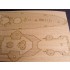1/350 DKM Admiral Hipper Wooden Deck (for Trumpeter 05317) 1/350 DKM Admiral Hipper Wooden Deck (for Trumpeter 05317)