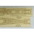 1/350 German Battleship Scharnhorst 1941 Wooden Deck Set for Dragon kit #1036 1/350 German Battleship Scharnhorst 1941 Wooden Deck Set for Dragon kit #1036