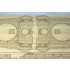 1/200 Japanese Battleship Mikasa 1902 Wooden Deck w/PE Sheet for Trumpeter 1/200 Japanese Battleship Mikasa 1902 Wooden Deck w/PE Sheet for Trumpeter