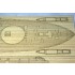 1/200 Japanese Battleship Mikasa 1902 Wooden Deck w/PE Sheet for Trumpeter 1/200 Japanese Battleship Mikasa 1902 Wooden Deck w/PE Sheet for Trumpeter