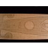 1/400 DKM Gneisenau Wooden Deck for Heller kit #81080 1/400 DKM Gneisenau Wooden Deck for Heller kit #81080