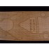 1/400 French Navy Battleship Dunkerque Wooden Deck with photoetch for Heller kit #81073 1/400 French Navy Battleship Dunkerque Wooden Deck with photoetch for Heller kit #81073