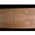 1/400 French Navy Battleship Dunkerque Wooden Deck with photoetch for Heller kit #81073 1/400 French Navy Battleship Dunkerque Wooden Deck with photoetch for Heller kit #81073
