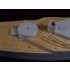1/400 French Navy Battleship Dunkerque Wooden Deck with photoetch for Heller kit #81073 1/400 French Navy Battleship Dunkerque Wooden Deck with photoetch for Heller kit #81073