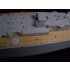 1/400 French Navy Battleship Dunkerque Wooden Deck with photoetch for Heller kit #81073 1/400 French Navy Battleship Dunkerque Wooden Deck with photoetch for Heller kit #81073