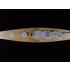 1/400 French Navy Battleship Dunkerque Wooden Deck with photoetch for Heller kit #81073 1/400 French Navy Battleship Dunkerque Wooden Deck with photoetch for Heller kit #81073