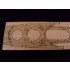 1/600 HMS Belfast Wooden Deck for Airfix kit #A04212 1/600 HMS Belfast Wooden Deck for Airfix kit #A04212