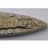 1/700 HMS Rodney Wooden Deck w/Paint Masks & PE for Trumpeter kit #06718