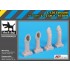1/72 Lockheed C-130 Hercules Exhausts for Italeri kits 1/72 Lockheed C-130 Hercules Exhausts for Italeri kits