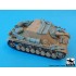 1/35 Sturmpanzer IV Brummbar SdKfz. 166 Detail set for Tamiya kits 1/35 Sturmpanzer IV Brummbar SdKfz. 166 Detail set for Tamiya kits