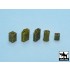 1/48 Fuel Cans Accessories Set (40 resin parts)