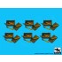 1/72 T34/85 Ammo Boxes with 85mm Ammunition 1/72 T34/85 Ammo Boxes with 85mm Ammunition