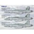 Decals for 1/48 F/A-18A Hornet VFA-27 VFA-132 & VFA-137 Royal Maces 1993 Decals for 1/48 F/A-18A Hornet VFA-27 VFA-132 & VFA-137 Royal Maces 1993