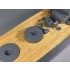 1/350 Japanese Musashi Wooden Deck w/Metal Chain for Tamiya kits #78031