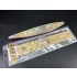 1/700 North Carolina-class Battleship Wooden Deck & Chains for Trumpeter kits #05734 1/700 North Carolina-class Battleship Wooden Deck & Chains for Trumpeter kits #05734