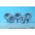 1/35 WWII British LRDG Truck Wheel set #2 for Tamiya kit 1/35 WWII British LRDG Truck Wheel set #2 for Tamiya kit
