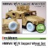 1/35 M1151 HMMWV MT/R Sagged Wheels Set for Academy kit C13415 (5 wheels) 1/35 M1151 HMMWV MT/R Sagged Wheels Set for Academy kit C13415 (5 wheels)