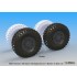 1/35 Russian K-4386 Typhoon-VDV Sagged Wheel set-1 for Meng Model 1/35 Russian K-4386 Typhoon-VDV Sagged Wheel set-1 for Meng Model