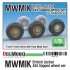 1/35 British Jackal MWMIK 4x4 Sagged Wheel set for HobbyBoss kits 1/35 British Jackal MWMIK 4x4 Sagged Wheel set for HobbyBoss kits