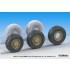 1/35 British Jackal MWMIK 4x4 Sagged Wheel set for HobbyBoss kits 1/35 British Jackal MWMIK 4x4 Sagged Wheel set for HobbyBoss kits