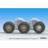 1/35 British Jackal MWMIK 4x4 Sagged Wheel set for HobbyBoss kits 1/35 British Jackal MWMIK 4x4 Sagged Wheel set for HobbyBoss kits