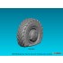 1/35 GAZ-233014 STS Tiger Flat Tyres Wheel set for Meng/Xact/Zvezda kits 1/35 GAZ-233014 STS Tiger Flat Tyres Wheel set for Meng/Xact/Zvezda kits