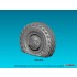 1/35 GAZ-233014 STS Tiger Flat Tyres Wheel set for Meng/Xact/Zvezda kits 1/35 GAZ-233014 STS Tiger Flat Tyres Wheel set for Meng/Xact/Zvezda kits