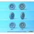 1/35 British Land Rover 109 LWB Wheel set for italeri kits 1/35 British Land Rover 109 LWB Wheel set for italeri kits